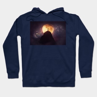 conquering the full moon Hoodie